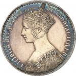 GRANDE-BRETAGNE - UNITED KINGDOMVictoria (1837-1901). Crown ou couronne gothique, Flan bruni (PROOF)