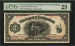 CANADA-NEWFOUNDLAND. Government of Newfoundland. 2 Dollars, 1920. NF-13b. PMG Very Fine 25.