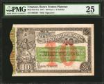 URUGUAY. Banco Franco-Platense. 10 Pesos, 1871. P-S171a. PMG Very Fine 25.