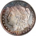 1886-O Morgan Silver Dollar. AU-58 (PCGS).