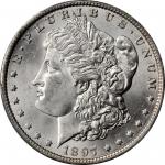 1897-O Morgan Silver Dollar. MS-63 (PCGS).