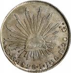 MEXICO. 8 Reales, 1826-Go JJ. Guanajuato Mint. PCGS Genuine--Cleaned, AU Details.
