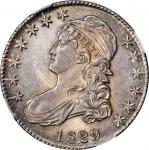 1829/7 Capped Bust Half Dollar. O-102. Rarity-2. MS-65 (NGC).