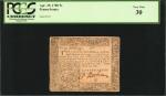 PA-225. Pennsylvania. April 29, 1780. 5 Shillings. PCGS Currency Very Fine 30.