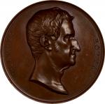 Italy. Undated (ca. 1837) Carlo Botta Memorial Medal. By G. Galeazzi. Bronze. Mint State.