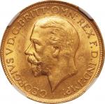 Australia. 1930. Gold. NGC MS63. UNC－. Sovereign. George V Gold Sovereign