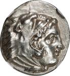 MACEDON. Kingdom of Macedon. Alexander III (the Great), 336-323 B.C. AR Drachm. NGC AU.