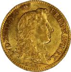 France. 1670-A Louis d’or. Paris Mint. Gadoury-247. MS-64 (PCGS).