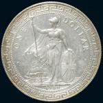 1930年香港“站人”壹圆银币一枚，完全未使用品