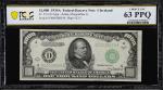 Fr. 2212-D. 1934A $1000 Federal Reserve Note. Cleveland. PCGS Banknote Choice Uncirculated 63 PPQ.