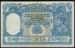 Burma, 100rupees, no date (1939), serial number A2 161837, blue and multicoloured, George VI at righ