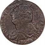 FRANCE. 2 Sols, 1792-AA/Year 4. Metz Mint. Louis XVI. PCGS MS-62.