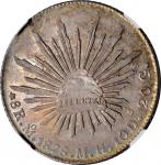 MEXICO. 8 Reales, 1878-Mo MH. Mexico City Mint. NGC MS-63+.