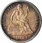 1883 Liberty Seated Dime. Proof-66 (PCGS). CAC.