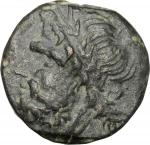 Greek Coins, Northern Apulia, Arpi. AE 18.5 mm. c. 325-275 BC. Cf. HN Italy 642 var. (APΠANΩN). SNG 