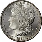 1881-CC Morgan Silver Dollar. MS-67+ (PCGS). CAC.