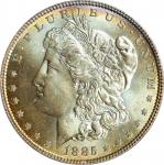 1885 Morgan Silver Dollar. MS-64 (NGC). CAC. OH.