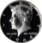 1964 Kennedy Half Dollar. FS-401. Type I, Accented Hair. Proof-68 Cameo (PCGS).