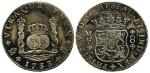SOUTH AMERICAN COINS, Mexico, Philip V: Silver Pillar 8-Reales, 1733 MF (KM 103). Good very fine and