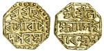 Assam, Lakshmi Simha (Siu-nyeo-pha) (1770-80), octagonal gold Half-Mohur, 5.67g, undated, &#346;r&#2