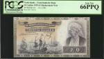 NETHERLANDS. Nederlandsche Bank. 20 Gulden, 1939-41. P-54. Replacement. PCGS Currency Gem New 66 PPQ