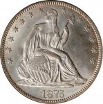 1875 Liberty Seated Half Dollar. WB-101. MS-65 (PCGS).