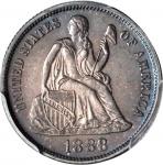 1888 Liberty Seated Dime. Proof-66 (PCGS).