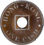 香港一文红铜样。(约1863年)HONG KONG. Copper Cash Pattern, ND (1863). London Mint. Victoria. PCGS PROOF-66 Brow
