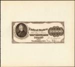 Fr. 189 (W-5300). 1878 $10,000 Legal Tender. PCGS Very Choice New 64. Proof Mounted on Bonded Card.