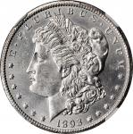 1893-CC Morgan Silver Dollar. MS-61 (NGC).