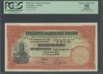  Palestine Currency Board, £5, 1st January 1944, serial number F191920 orange on green and lilac und
