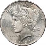 1927 Peace Silver Dollar. MS-63 (NGC).
