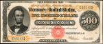 Friedberg 1217. 1922 $500  Gold Certificate. PMG Choice About Uncirculated 58.