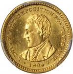 1904 Lewis and Clark Exposition Gold Dollar. MS-64 (PCGS).