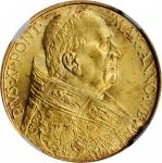 ITALY. Vatican City. 100 Lire, 1933/4. Rome Mint. NGC MS-63+.