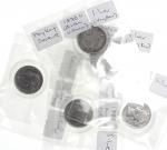 香港2毫银币5枚一组，包括1876-H，1882-H，1887，1888及1891，第一及第二枚VG至F品相，其他则GEF至AU品相