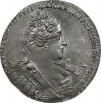 RUSSIA. Ruble, 1734. Moscow (Kadashevsky) Mint. Anna. NGC Unc Details--Cleaned.