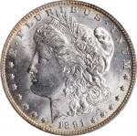 1891-O Morgan Silver Dollar. MS-63 (NGC).