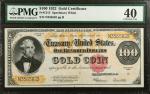 Fr. 1215. 1922 $100 Gold Certificate. PMG Extremely Fine 40.