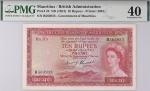 Government of Mauritius, 10 rupees, ND (1954), serial number B563933, (Pick 28, TBB B325a), in PMG h
