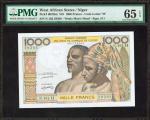 WEST AFRICAN STATES. Banque Centrale des Etats de LAfrique de LOuest. 1000 Francs, ND (1959-64). P-6