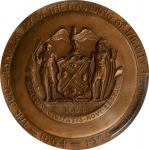 1964-1965 New York Worlds Fair. Official Medal. By Medallic Art Company. Bronze. Specimen-65 (PCGS).