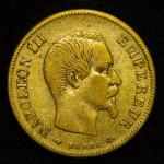 1852法国拿破仑三世金币 近未流通