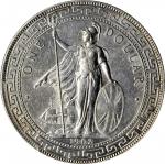 1902-C年英国贸易银元站洋一圆银币。加尔各答铸币厂。 GREAT BRITAIN. Trade Dollar, 1902-C. Calcutta Mint. Edward VII. PCGS AU