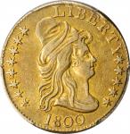 1800 Capped Bust Right Half Eagle. BD-5. Rarity-3+. Blunt 1. EF Details--Altered Surfaces (PCGS).