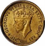 BRITISH WEST AFRICA. 6 Pence, 1952. PCGS MS-64 Gold Shield.