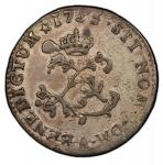 1755-A Sou Marque. Paris Mint. Vlack-35. First Semester. EF-45 (PCGS).