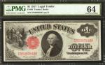 Fr. 36. 1917 $1 Legal Tender Note. PMG Choice Uncirculated 64.