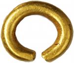 菲律宾。约10至13世纪黄金贸易货环。VERY FINE.
