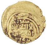 GREAT MONGOLS: Anonymous, ca. 1230s-1250s, AV dinar (2.54g), Samarqand, AH6xx, A-A1967, with the pec